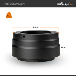 T2 Adapter compatibile con Canon R - Anello adattatore con messa a fuoco manuale, maneggevole, anello di montaggio dell'obiettivo per EOS R1, EOS R5 Mark II, EOS R100, EOS R8