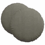 Cuscini per Seduta 2 pz | Cuscini per sedie Grigio chiaro ? 80 cm Tessuto in Cords