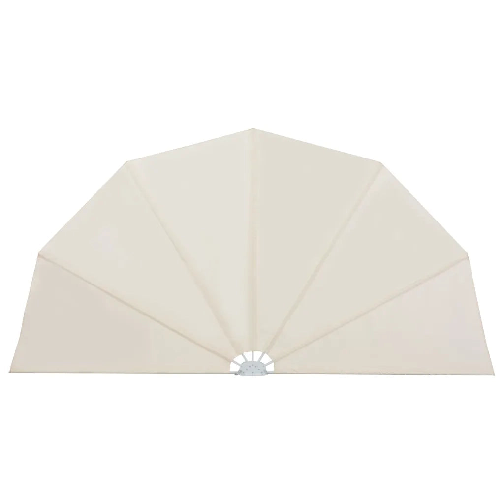 Tenda Laterale per Terrazza Pieghevole Crema 200 cm 44578