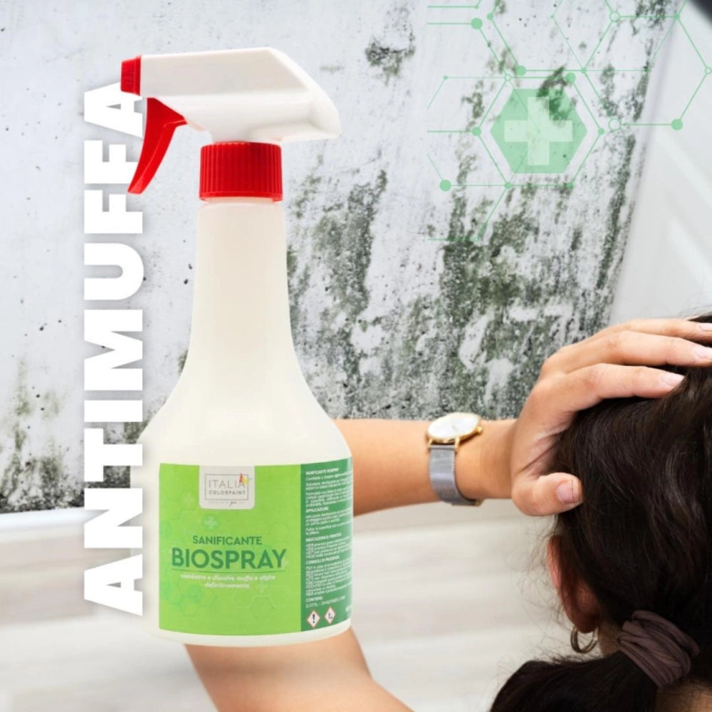 Biospray soluzione bonificante igienizzante antimuffa per pareti 0,5 litri