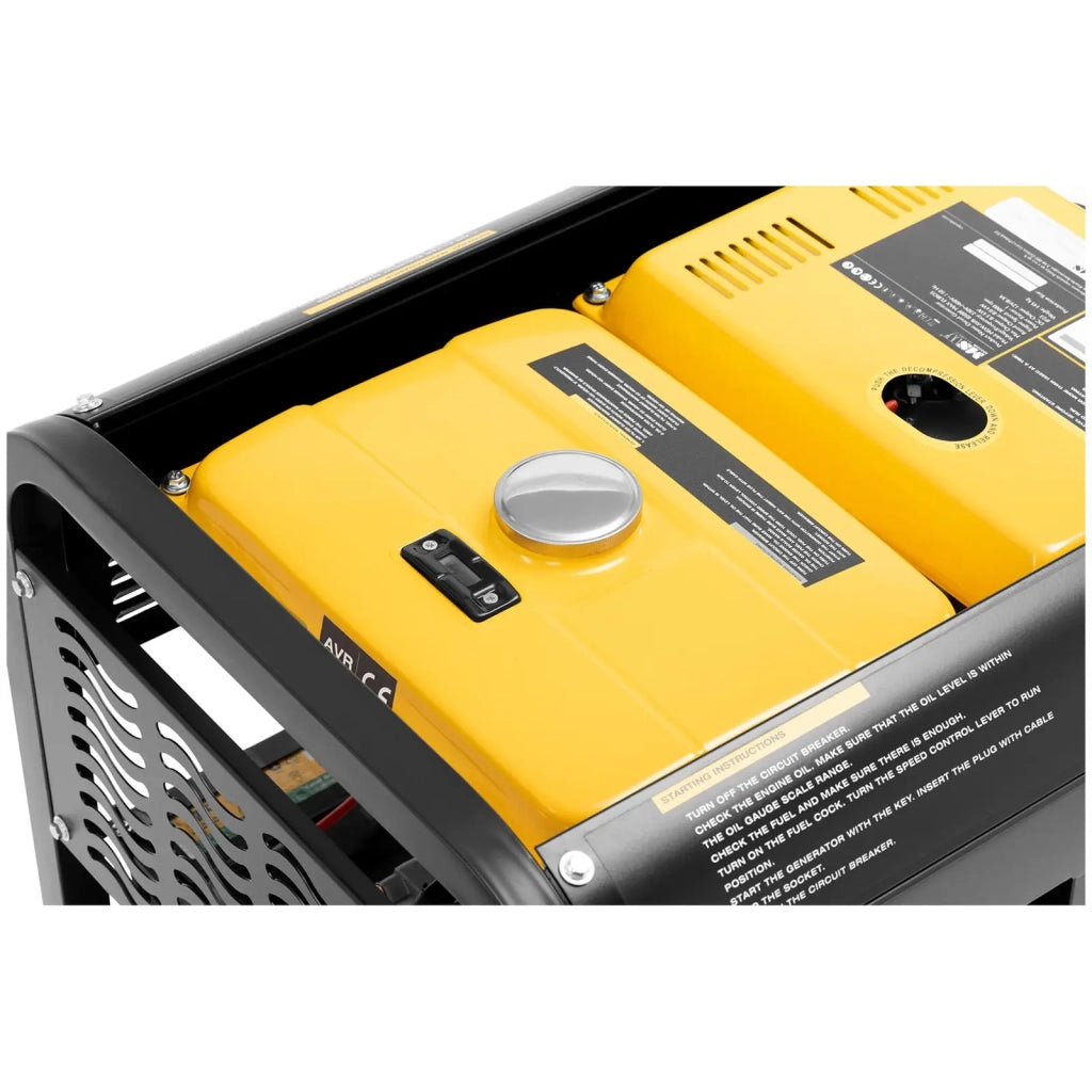 Generatore diesel 2830 / 8500 watt 30 l 240/400 volt mobile AVR Euro 5 lega di alluminio 14_0009123