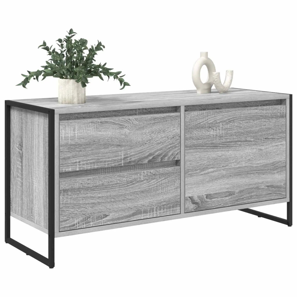Mobile TV Grigio Sonoma 100 x 36 x 49.5 cm Legno multistrato 886621