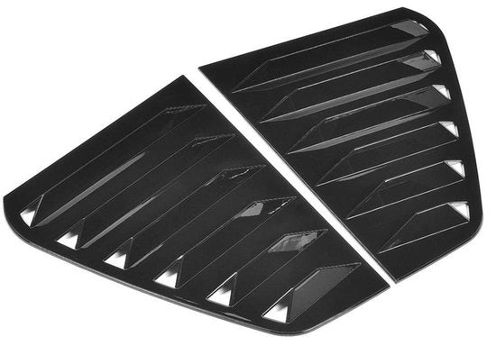 Vetri per lamelle per finestre laterali per auto - Accessorio per auto - Nero lucido - Adatto per R Mk7/Mk7.5 2013-2020 - Materiale ABS - Progetto di raffreddamento termico