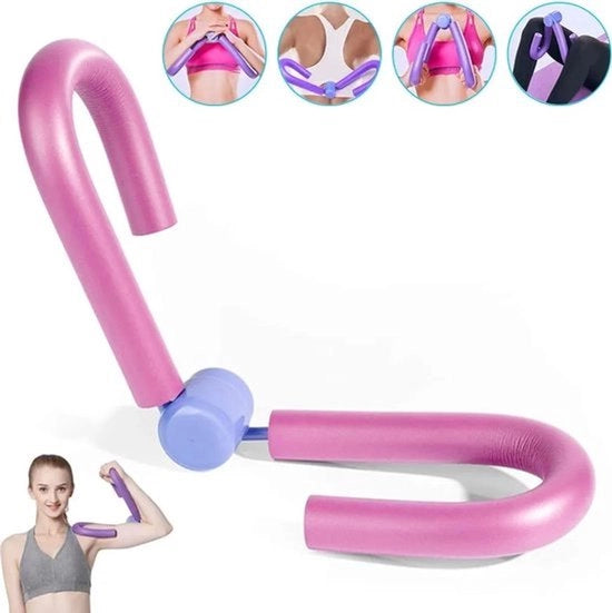 Trainer per la forza dei muscoli delle gambe, apparato per la resistenza muscolare, attrezzatura per la palestra, trainer per la forza delle gambe (rosa)