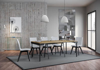 Consolle Allungabile 90-196x40x77 cm in Nobilitato Marrone