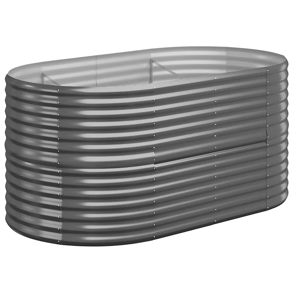 Letto da Giardino in Acciaio Zincato 152x80x68 cm Antracite 318951