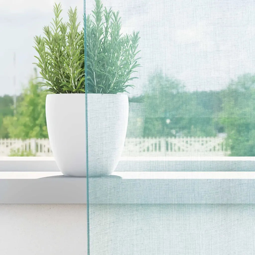 Tende in Voile con Passanti 2 pz Turchese 140x245 cm