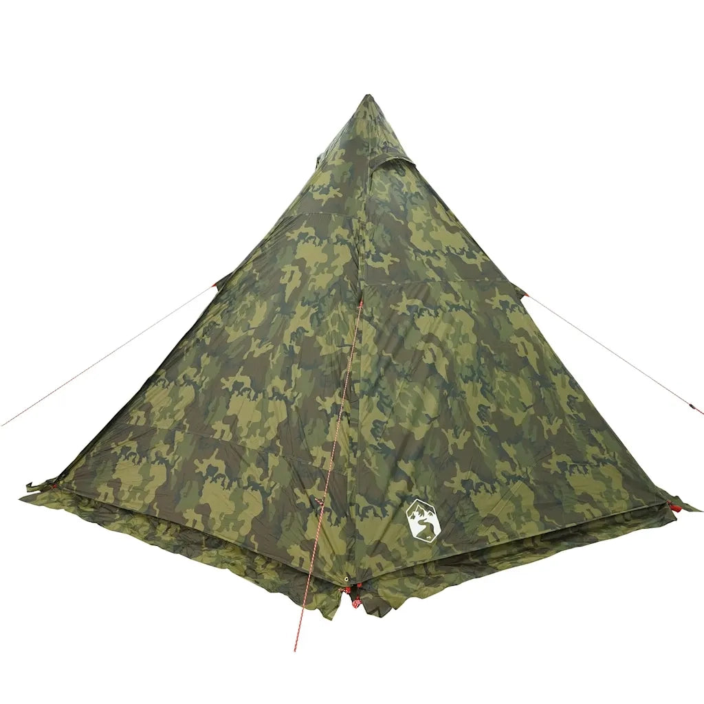 Tenda Familiare Tipi per 6 Persone Mimetica Impermeabile 4009444