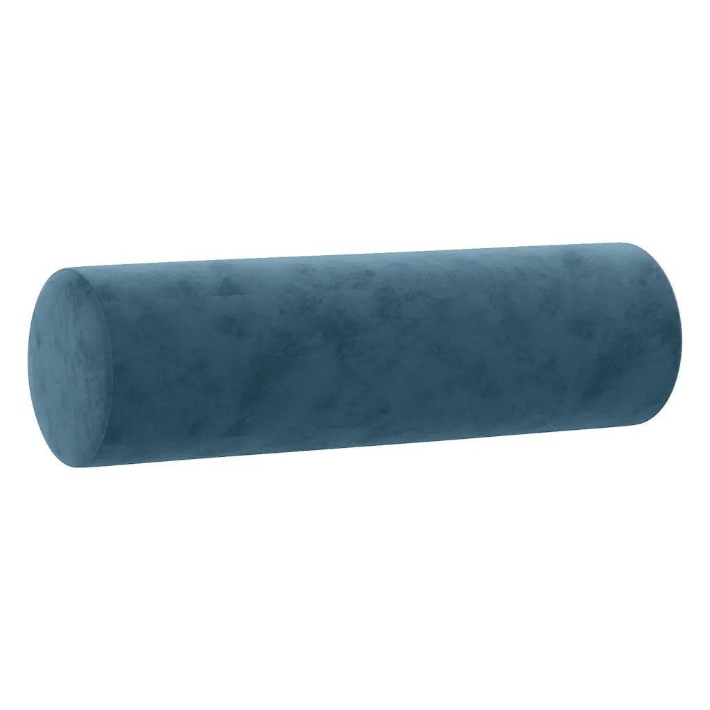 Cuscini Decorativi 2 pz Blu ?15x50 cm in Velluto CFW1822786