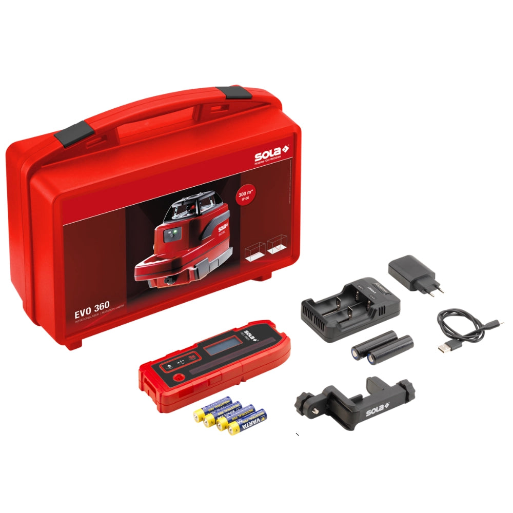 Laser rotante autolivellante orizzontale verticale lavori precisione evo 360