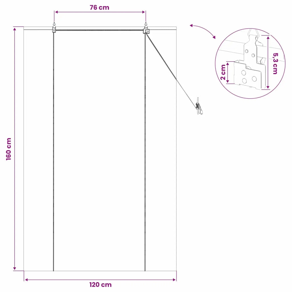 Tenda a rullo Naturale 120 x 160 cm Bambù 42040567