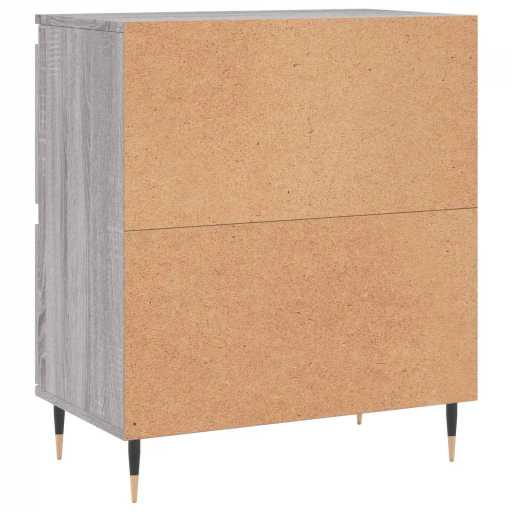 Credenze 2 pz | Madia | Buffet da pranzo | Armadio da pranzo Grigio Sonoma in Legno Multistrato
