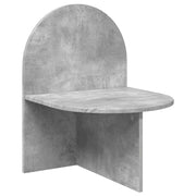 Comodino | Armadio da Notte | Mobiletto da notte Grigio Cemento 48 x 49 x 65 cm Legno ingegnerizzato