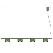 Lampadario OVIO 4 verde oliva Gx53