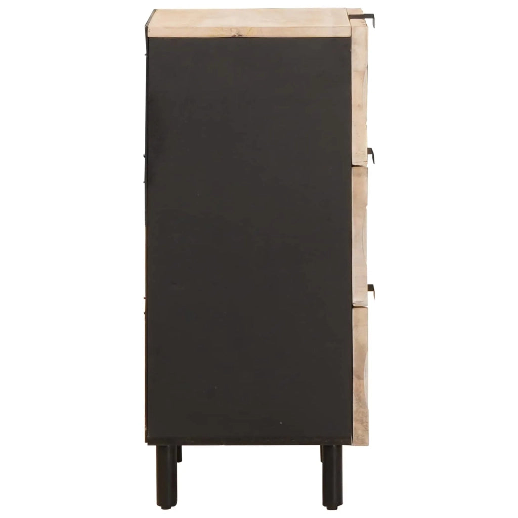 Credenza con cassetto Finitura Bianco Lavato 40 x 33 x 75 cm