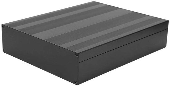 Cassa di progetto in alluminio - Contenitore elettronico per DIY - Raffreddamento ad aria - 50x178x220mm - Adatto a diverse applicazioni