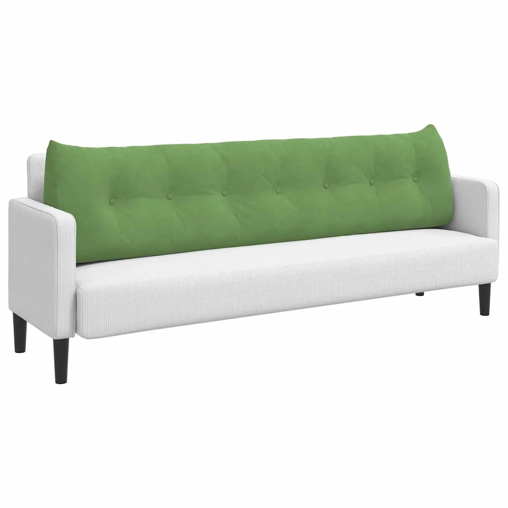 Cuscino per Schiena Verde chiaro 200 x 24 x 50 cm Velluto