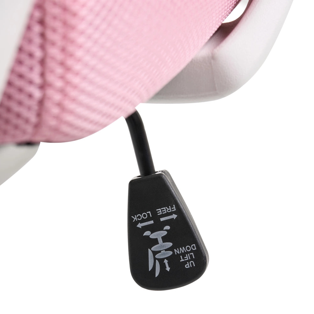 Sedia da ufficio rosa blu poliestere Mesh girevole scrivania computer altezza regolabile