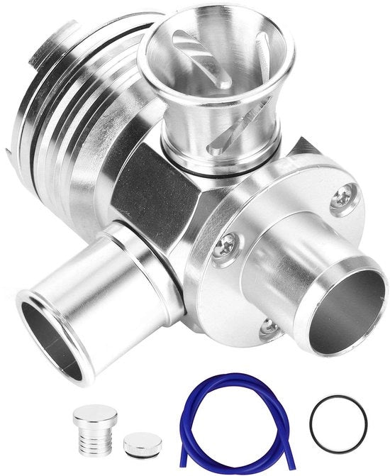 Valvola di Scarico Adattabile - Valvola di Splitter Turbo - Kit di Valvola di Scarico Ricircolante - Adatto per Motori 1.8 T/2.7L - Prestazioni Elevate