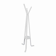 Attaccapanni a stelo legno bianco 3 braccia cm 50h170