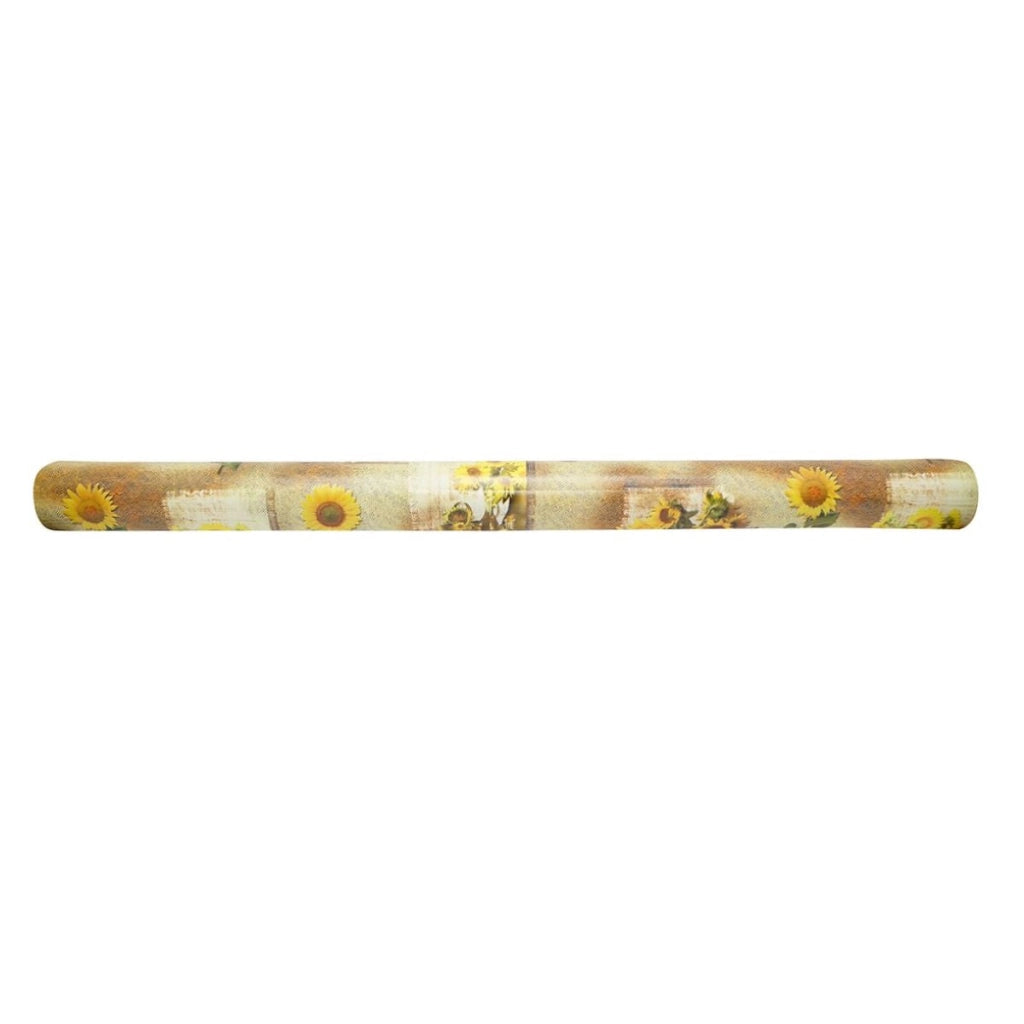 Rotolo tovaglia decorativa in PVC – modello girasole Materiale: PVC con supporto tessile (45 g/m²)  Dimensioni rotolo: 1,37 × 20 m Breckner Germany