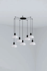 TATAWIN S metallo 7L Lampada a sospensione bianca