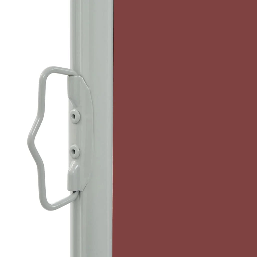 Tenda da sole laterale retrattile/schermo protettivo per patio giardino terrazza balcone 60 x 300 cm marrone 02_0007391