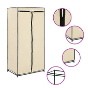 Armadio 2 pz Crema 75x50x160 cm CFW1890548