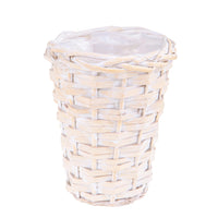 Set 6 Cesti in Materiale Naturale H 17 cm