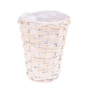 Set 6 Cesti in Materiale Naturale H 17 cm