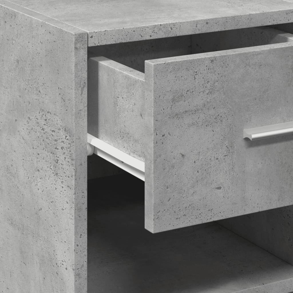Buffet credenza cassettiera armadio mobile contenitore organizer cucina soggiorno salotto 30 x 42,5 x 93 cm legno ingegnerizzato grigio 02_0031864