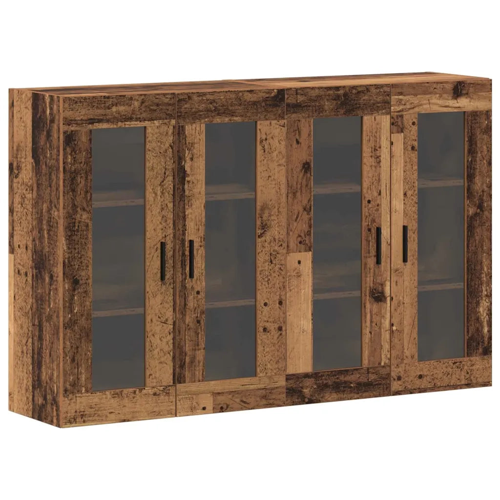 Armadi da Muro 2 pz Legno vecchio 69,5 x 34 x 90 cm CFW2398917