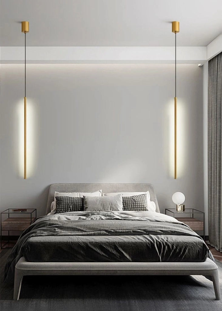Lampada Da Soffitto Led App1414-c Gold 100cm