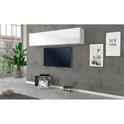 Pensile Maruska – 1 anta a ribalta – 180x40x30 – Bianco Lucido