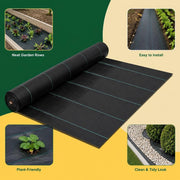 Weed Control Root Barrier Fabric Black 1x200 M In PP