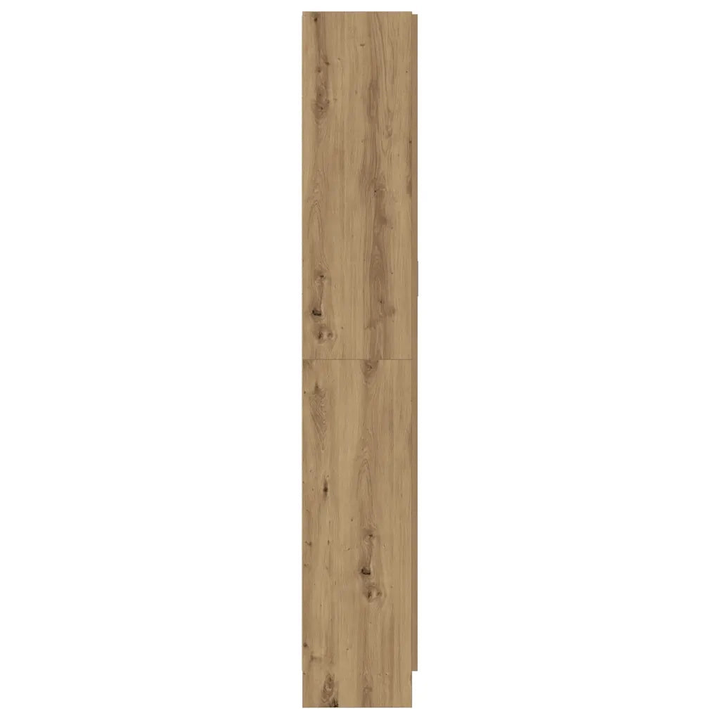 Credenza Alta Rovere Artigianale 82,5x30,5x185 cm in Truciolato