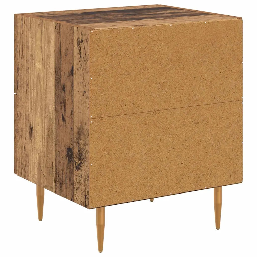Armadio da Notte con cassetto Legno vecchio 40 x 35 x 47,5 cm 881995