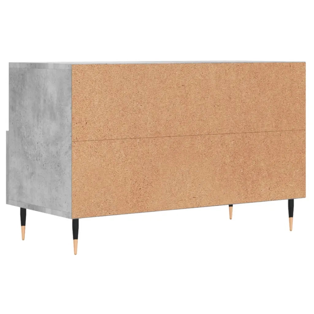 Mobile per TV Grigio Cemento 80x36x50 cm Legno Multistrato 828952