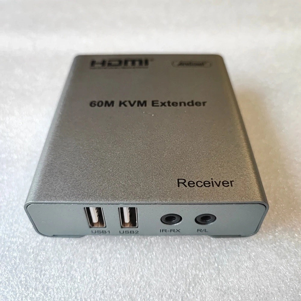 Trade Shop - Extender Estensore Kvm Hdtv 4k 60 M Con Audio Supporta Video 1080p/60hz Q-hd1500 -