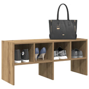 Scarpiera Impilabile-Scaffale per scarpe Rovere Artigianale 89,5x30x40 cm