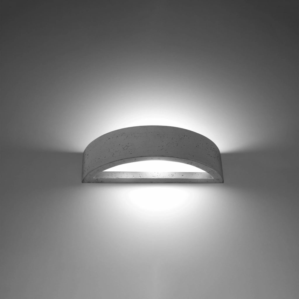 Applique LUMERA Pure Lume cemento grigio E27 PU.0994