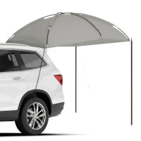 Parasole Gazebo Tenda Parasole a Cupola in Acciaio Poliestere ad Alta Densità 190 T, Borsa Trasporto Inclusa, Grigio