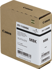 Canon PFI-110MBK cartuccia d'inchiostro Originale Nero opaco