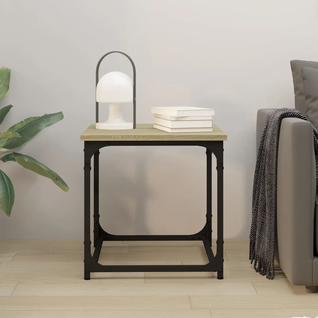 Tavolino Rovere Sonoma 40x40x40 cm in Legno Multistrato 823288