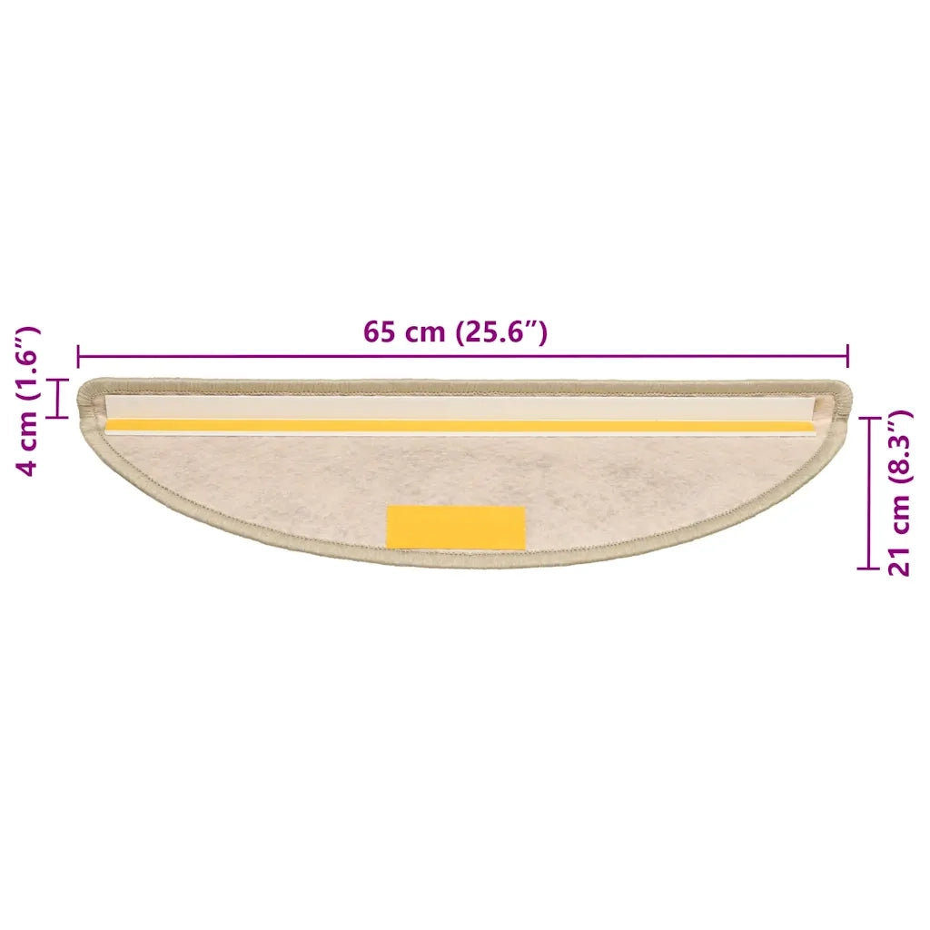 Tappeti Adesivi Scale Aspetto Sisal 30pz 65x21x4cm Verde Chiaro 3365875