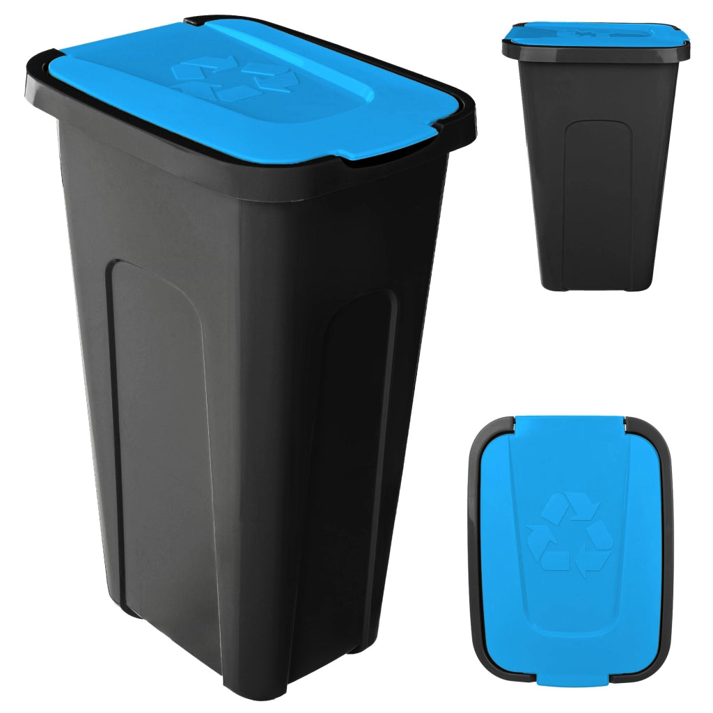 KADAX Zestaw koszy Sorta 30L czarno-zielony 35557