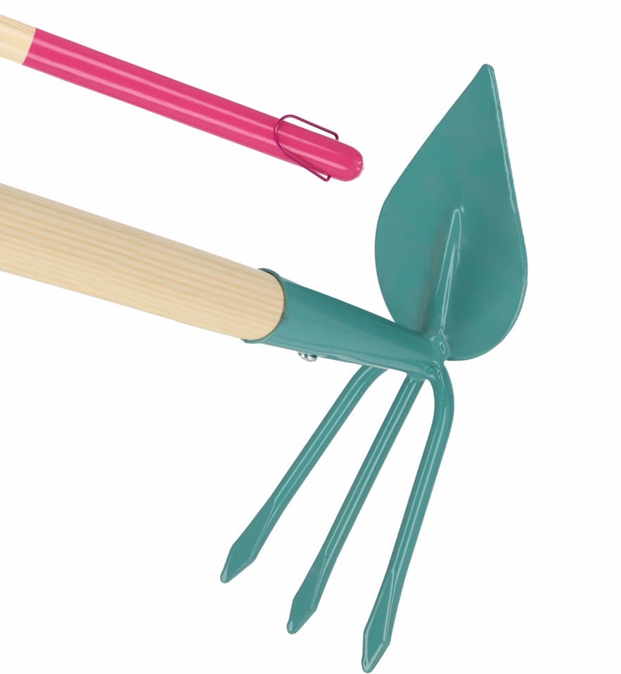 Zappa da giardino KADAX per scavare con forca 8,5 cm, da donna, 134 cm