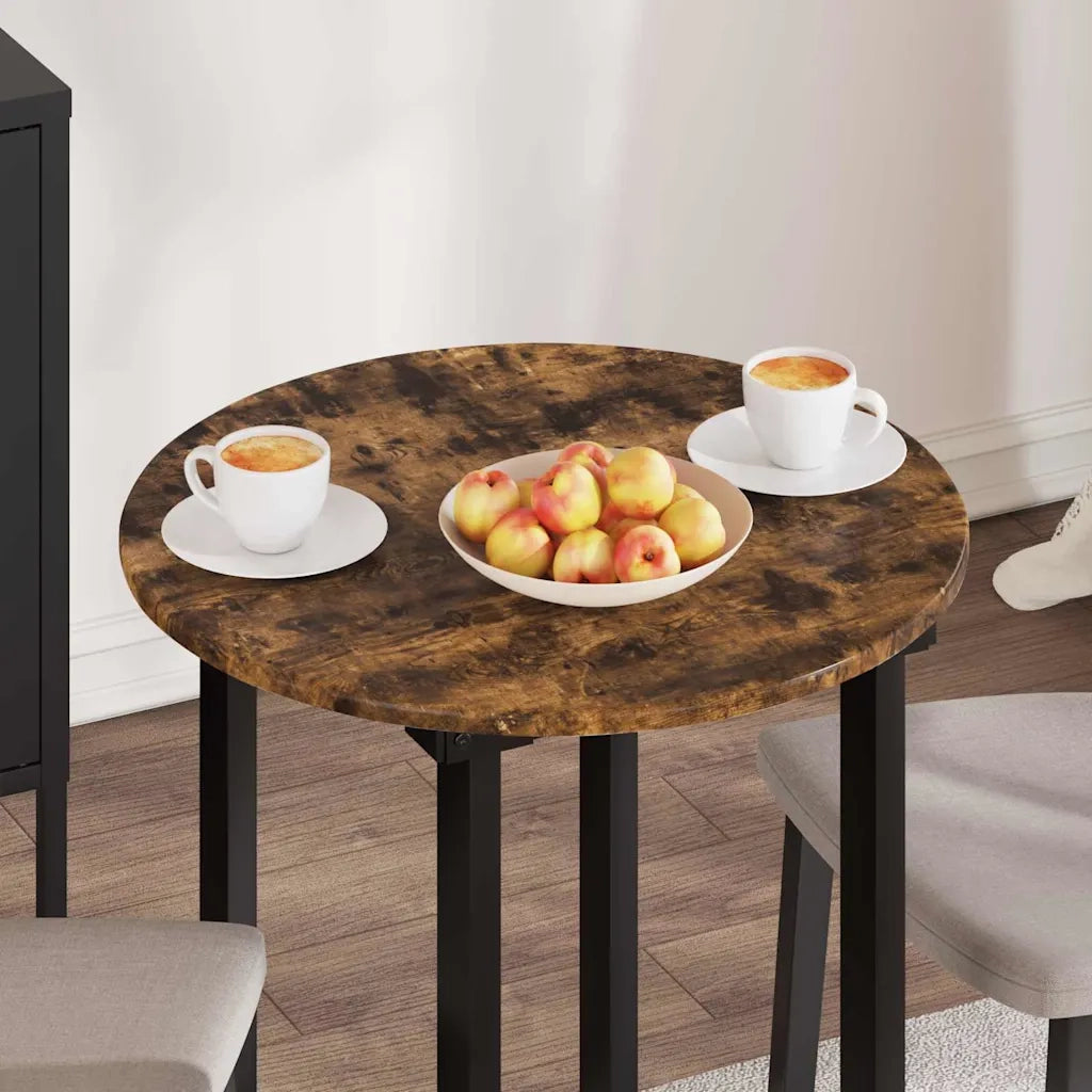 Piano del tavolo Rovere fumo 60 x 60 x 1,5 cm Legno multistrato 880406