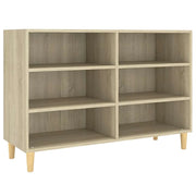 Buffet credenza cassettiera armadio mobile contenitore organizer cucina soggiorno rovere Sonoma 103,5 x 35 x 70 cm legno ingegnerizzato marrone 02_0031483