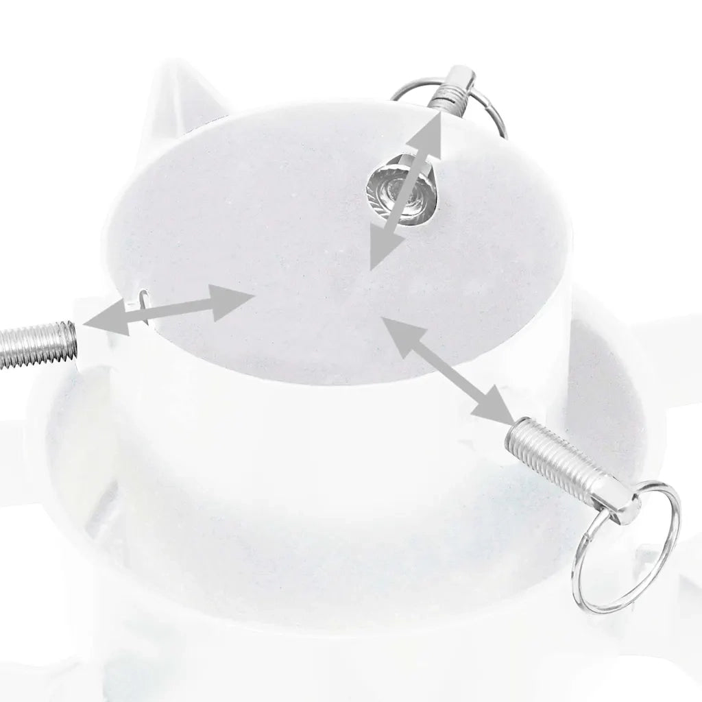 Base per Albero di Natale Bianca 47x47x13,5 cm CFW3303321